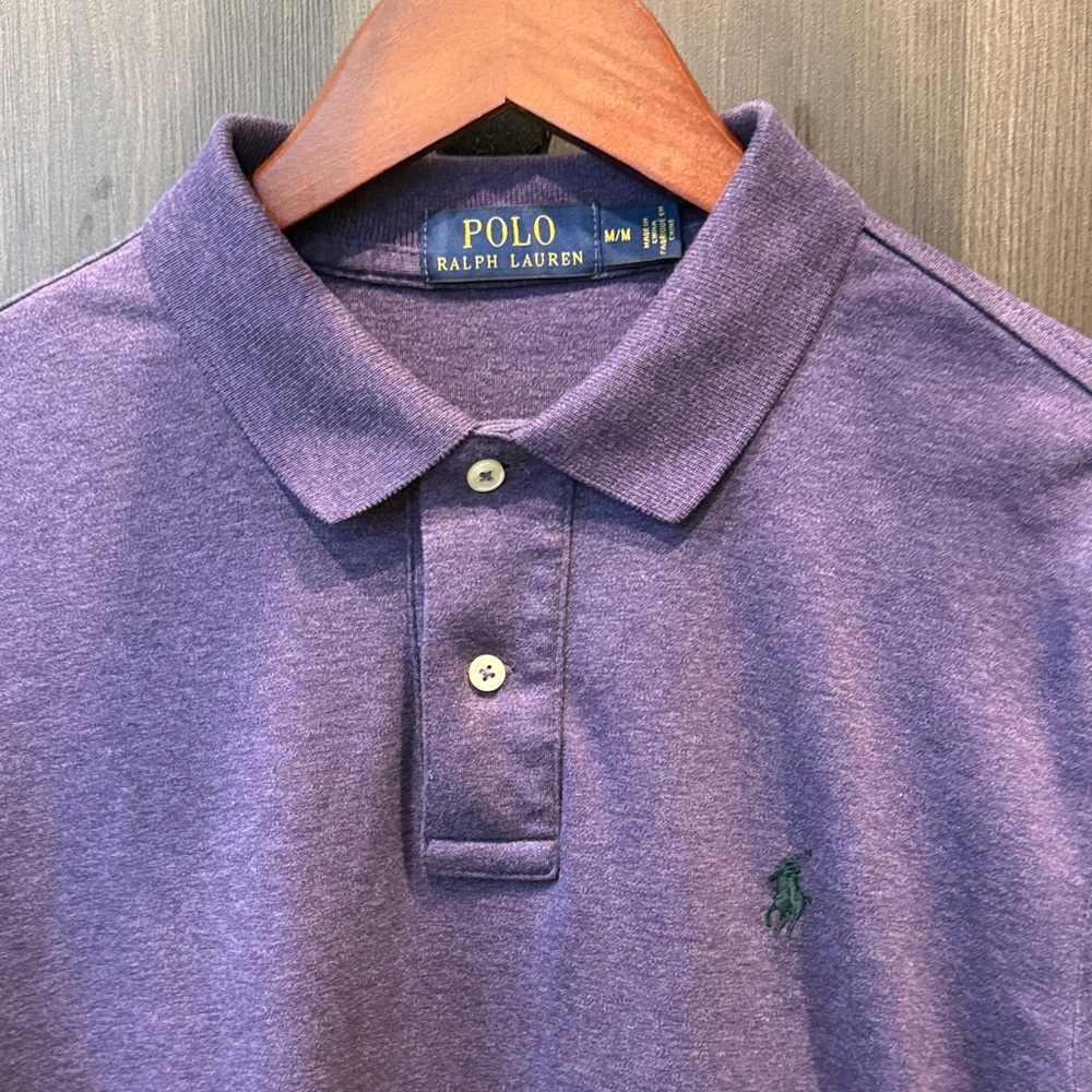 Polo by Ralph Lauren Men's Polo Shirt in Rich Purple